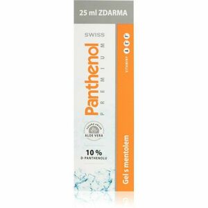 Swiss Panthenol 10% PREMIUM chladivý gel po opalování 125 ml obraz