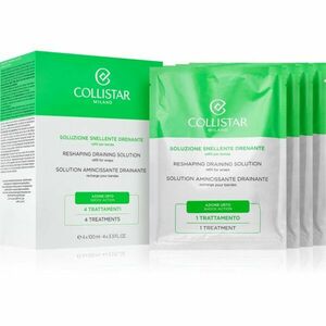 Collistar Reshaping Draining Solution Refill For Wraps termoaktivní bandáže proti celulitidě náhradní náplň 4x100 ml obraz