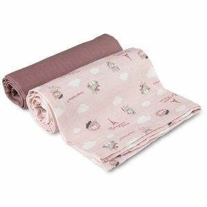 Canpol babies Muslin Squares látkové pleny Pink 70x70 cm 2 ks obraz