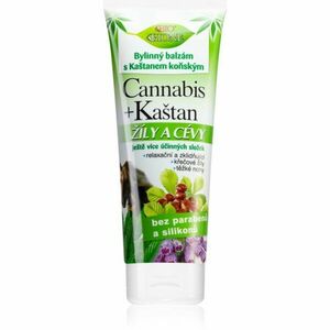Bione Cosmetics Cannabis + Kaštan bylinný fluid pro péči o křečové žíly 200 ml obraz