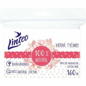Linteo Natural Cotton Buds vatové tyčinky v sáčku 160 ks obraz