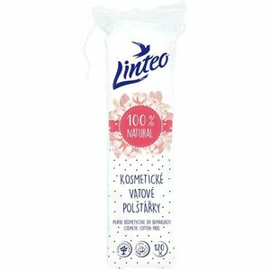 Linteo Natural Cotton Pads vatové tampónky 120 ks obraz