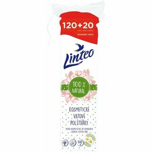 Linteo Natural Cotton Pads vatové tampónky 140 ks obraz