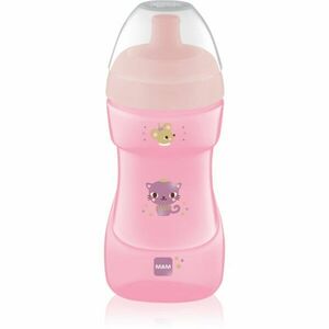 MAM Sports Cup dětská láhev Pink 330 ml obraz