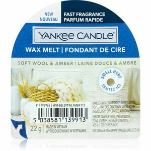 Yankee Candle Soft Wool & Amber vosk do aromalampy 22 g obraz