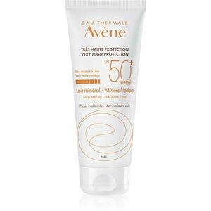 Avène Sun Mineral Lotion ochranné mléko bez chemických filtrů a parfemace SPF 50+ 100 ml obraz