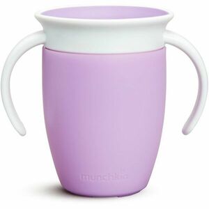 Munchkin Miracle 360° tréninkový hrnek s držadly Purple 6 m+ 207 ml obraz