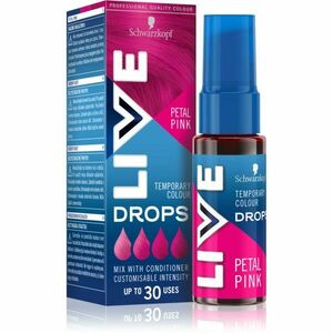 Schwarzkopf LIVE Drops smývatelný barevný stín odstín Růžový květ 30 ml obraz