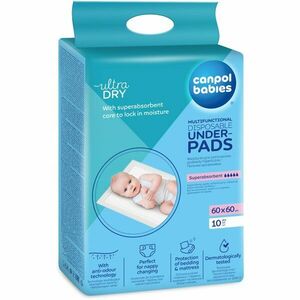 Canpol babies Multifunctional Underpads jednorázové přebalovací podložky 60x60 cm 10 ks obraz