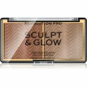 Revolution PRO Sculpt And Glow konturovací a rozjasňující paleta odstín Light-Medium 8 g obraz
