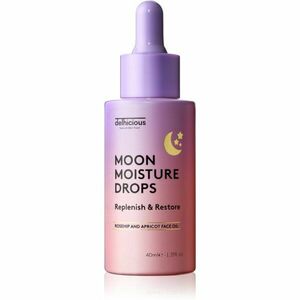 delhicious MOON MOISTURE DROPS vyživující olejové sérum pro regeneraci a obnovu pleti 40 ml obraz