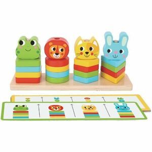 2Kids Toys Wooden Activity Toy Friends aktivity hračka ze dřeva 18 m+ 27 ks obraz