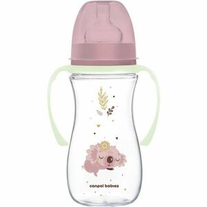 Canpol babies EasyStart Sleepy Koala 300 ml kojenecká láhev 12 m+ Pink 300 ml obraz
