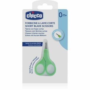 Chicco Short Blade Scissors dětské nůžky s kulatou špičkou 0 m+ 1 ks obraz