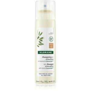 Klorane Oves jemný suchý šampon pro tmavé vlasy 150 ml obraz