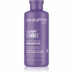 Lee Stafford Bleach Blondes Toning Shampoo šampon pro blond vlasy neutralizující žluté tóny 250 ml obraz