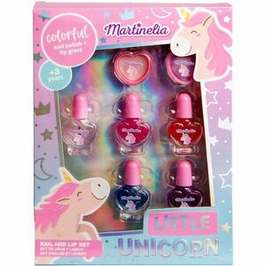 Martinelia Little Unicorn Nail & Lip Set dárková sada pro děti obraz