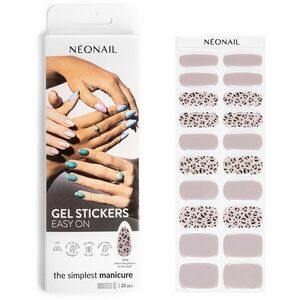 NEONAIL Easy On Gel Stickers nálepky na nehty s použitím UV/LED lampy odstín M04 20 ks obraz