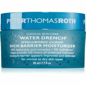 Peter Thomas Roth Water Drench Hyaluronic Cloud Rich Barrier Moisturizer bohatý hydratační krém pro obnovu kožní bariéry 50 ml obraz