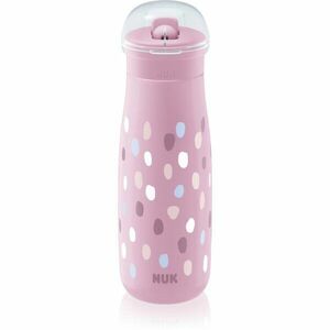 NUK Mini-Me Flip sportovní láhev Pink 12m+ 450 ml obraz