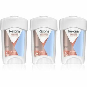Rexona Maximum Protection Clean Scent krémový antiperspirant pro redukci pocení výhodné balení obraz
