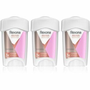 Rexona Maximum Protection Confidence krémový antiperspirant pro redukci pocení výhodné balení obraz
