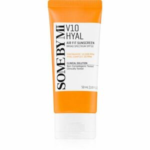 Some By Mi V10 Hyal Air Fit Sunscreen lehký ochranný krém na obličej SPF 50+ 50 ml obraz