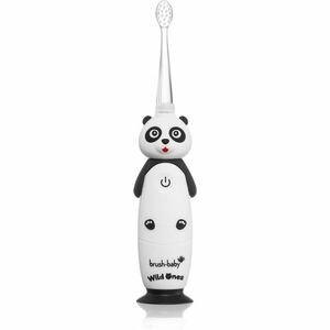 Brush Baby WildOnes WildOne elektrický zubní kartáček + 2 náhradní hlavice pro děti Panda 1 ks obraz