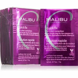Malibu C Quick Fix regenerační a čisticí kúra na vlasy 12x5 g obraz