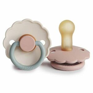 FRIGG Daisy Size 2: 6-18 months dudlík Blush/Cotton candy 2 ks obraz
