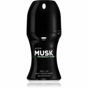 Avon Musk+ Metropolitano kuličkový deodorační antiperspirant pro muže 50 ml obraz