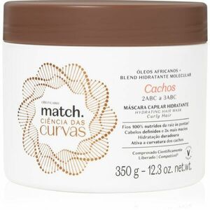 oBoticário Match. Science of Curves hydratační maska pro vlnité a kudrnaté vlasy 350 ml obraz