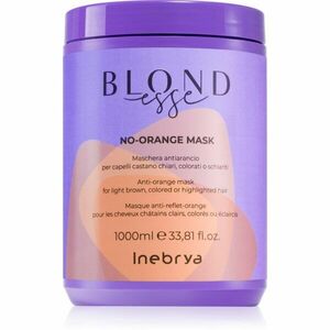 Inebrya BLONDesse No-Orange Mask maska na vlasy neutralizující mosazné podtóny 1000 ml obraz