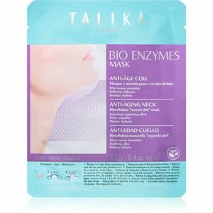 Talika Bio Enzymes Anti-Aging Neck Mask plátýnková maska se zpevňujícím účinkem 12 g obraz