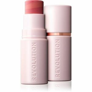 Makeup Revolution Skin Silk Blush Stick krémová tvářenka v tyčince odstín Peachy Pink 4.5 g obraz