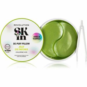 Revolution Skincare Skindividual Happy Hydrate De-Puff Hyaluronic Acid Jelly Eye Patches hydratační gelové polštářky na oční okolí 30 ks obraz