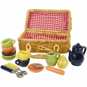Small foot Nostalgia Picnic Basket sada hraček pro děti 3 y+ 18 ks obraz