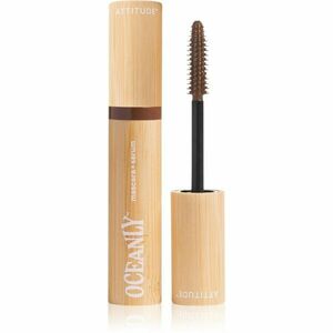 Attitude Oceanly Plastic Free Makeup řasenka se sérem s vyživujícím účinkem odstín Brown 7 g obraz
