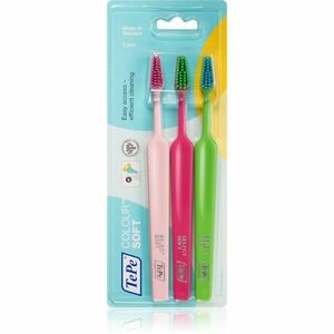 TePe Colour Soft zubní kartáčky soft 3 ks obraz