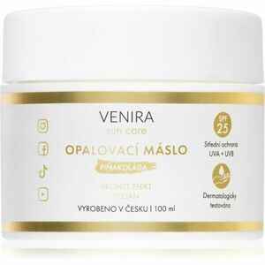 Venira Opalovací máslo Bronze opalovací máslo Piña Colada 100 ml obraz