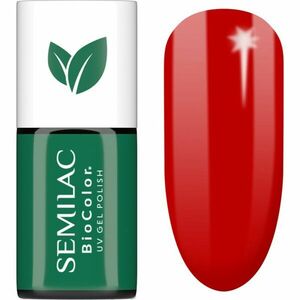 Semilac UV Hybrid BioColor gelový lak na nehty s použitím UV/LED lampy odstín 719 Red Cranberries 7 ml obraz