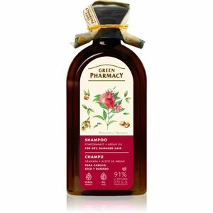 Green Pharmacy Argan Oil & Pomegranate Shampoo šampon pro suché a poškozené vlasy s arganovým olejem 350 ml obraz