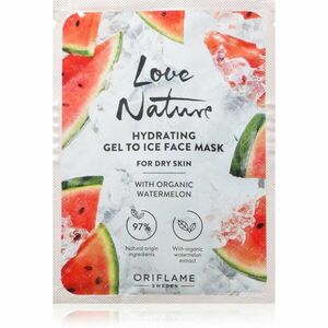 Oriflame Love Nature Gel To Ice Organic Watermelon hydratační pleťová maska pro suchou pleť 10 ml obraz