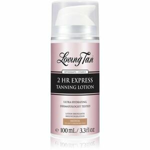 Loving Tan 2 HR Express hydratační samoopalovací mléko odstín Medium 100 ml obraz
