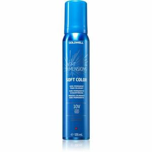 Goldwell Light Dimensions Soft Color tónovací pěna pro blond vlasy odstín 10V 125 ml obraz