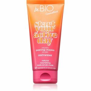 beBIO Start Your Active Day pečující tělový peeling 200 ml obraz