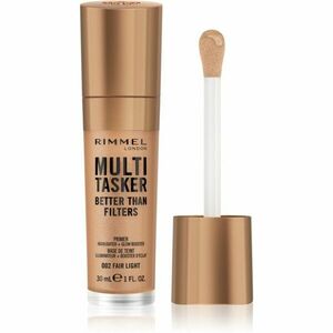 Rimmel Multi-Tasker Better Than Filters rozjasňující podkladová báze pro sjednocení barevného tónu pleti odstín 002 Fair Light 30 ml obraz