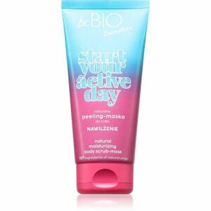 beBIO Start Your Active Day hydratační tělový peeling 200 ml obraz