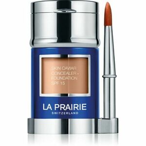 La Prairie Skin Caviar Concealer Foundation make-up a korektor SPF 15 odstín NW-15 Warm Linen 30 ml obraz