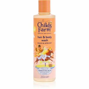 Childs Farm Hair & Body Wash mycí emulze na tělo a vlasy pro děti Peach & Apricot 250 ml obraz